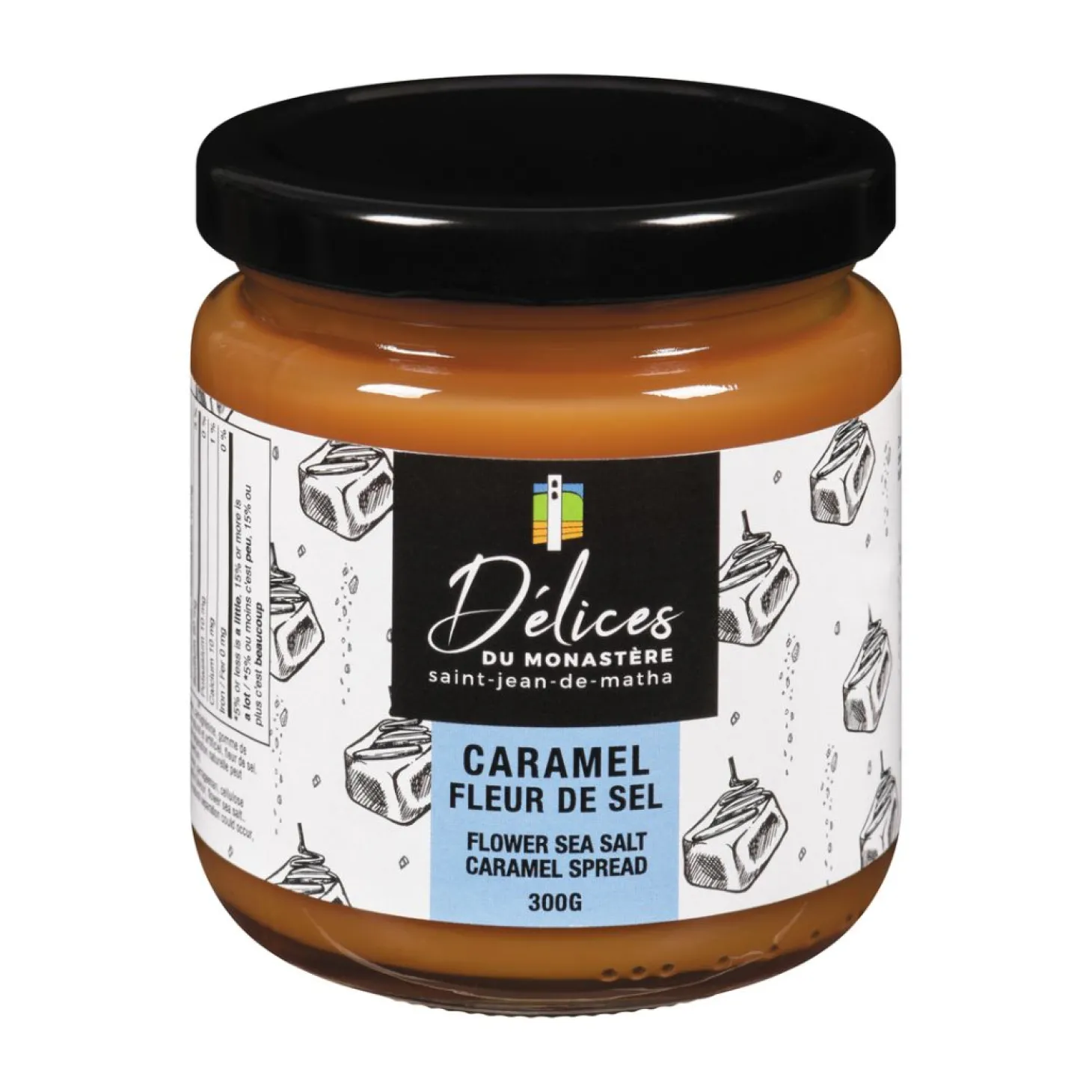 Food & Snacks|Quebec Products>Ma Caféine Abbaye Val Notre-Dame | Caramel fleur de sel 300g