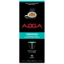 Nespresso Compatible Capsules>Ma Caféine Agga | Espresso Cremoso - box of 10 Nespresso® compatible capsules