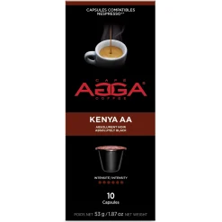 Nespresso Compatible Capsules>Ma Caféine Agga | Espresso Kenya AA - box of 10 Nespresso® compatible capsules