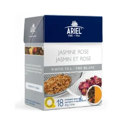 In Bag|White Teas>Ma Caféine Ariel | Rose Jasmine White Tea - 18 bags
