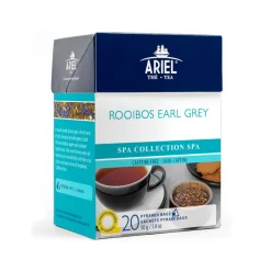 Rooibos Teas|Caffeine Free>Ma Caféine Ariel | Spa Rooibos Earl Gray Herbal Tea - 20 sachets