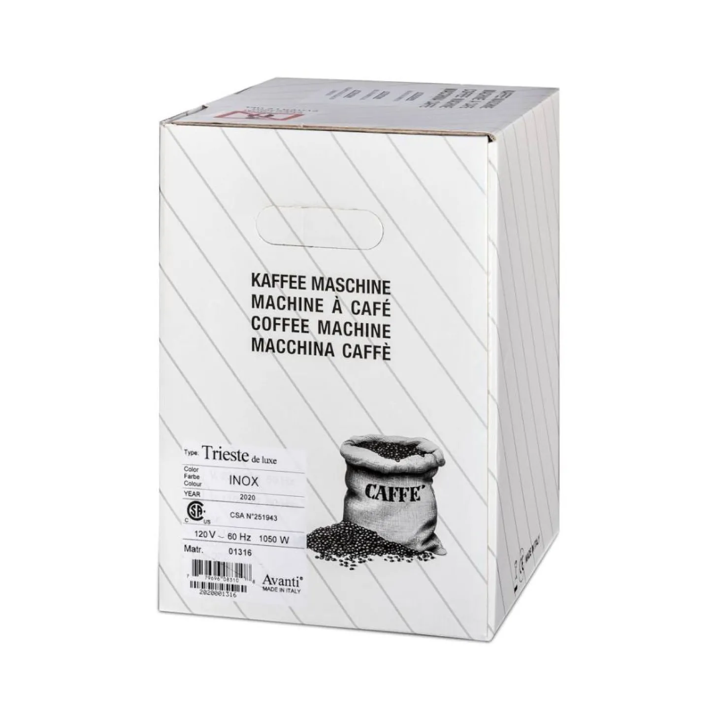 Avanti|Manual>Ma Caféine Avanti | Trieste Deluxe manual espresso machine
