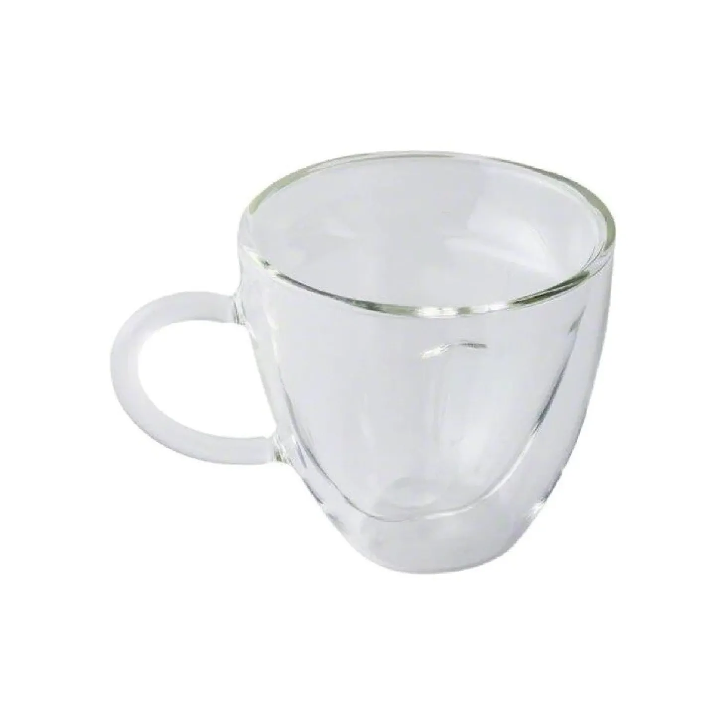 Double Wall Cups|Glasses And Cups>Ma Caféine Barista | Double Wall Espresso Glasses with Handle - Set of 2