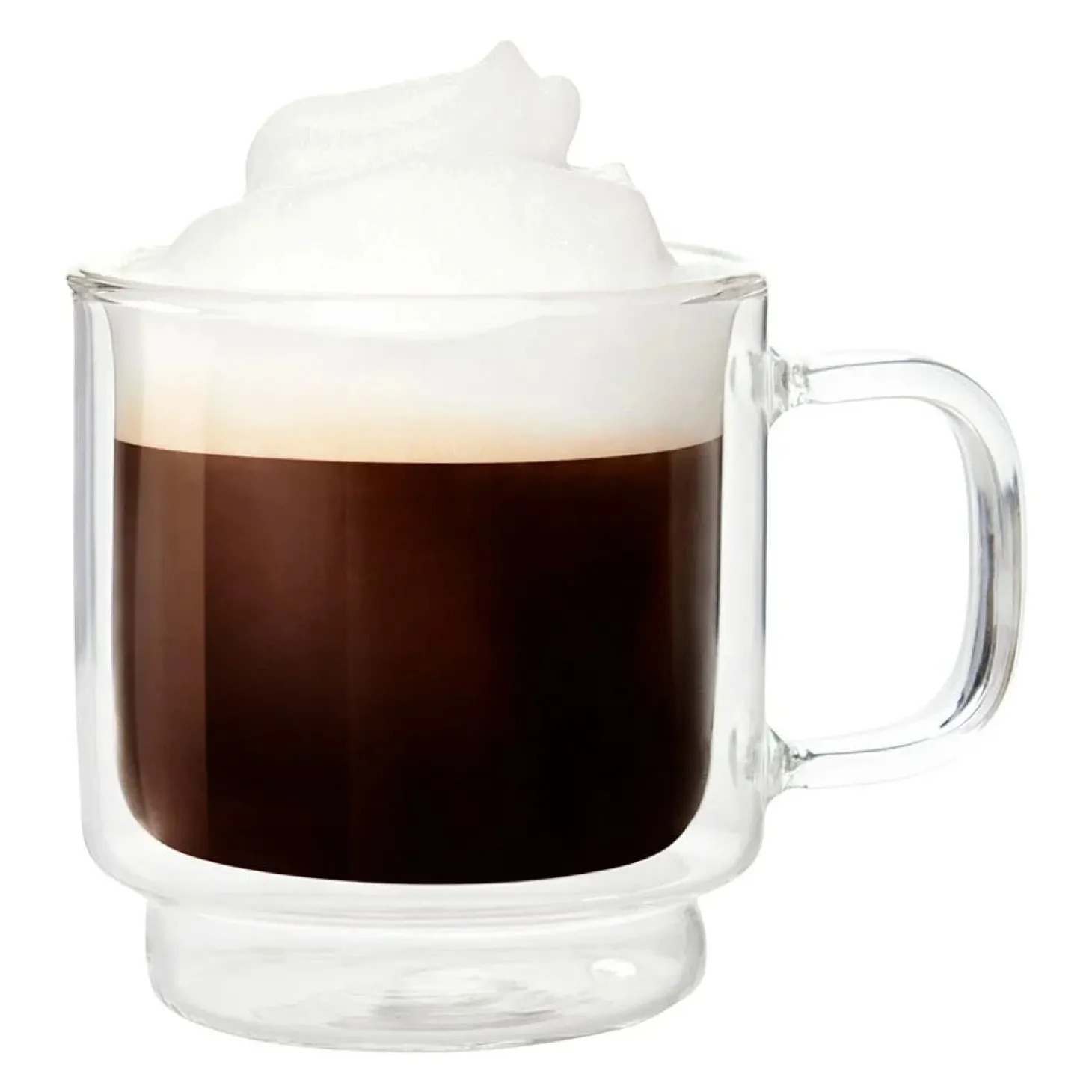 Double Wall Cups|Glasses And Cups>Ma Caféine Barista | Stackable cappuccino cups - Set of 2