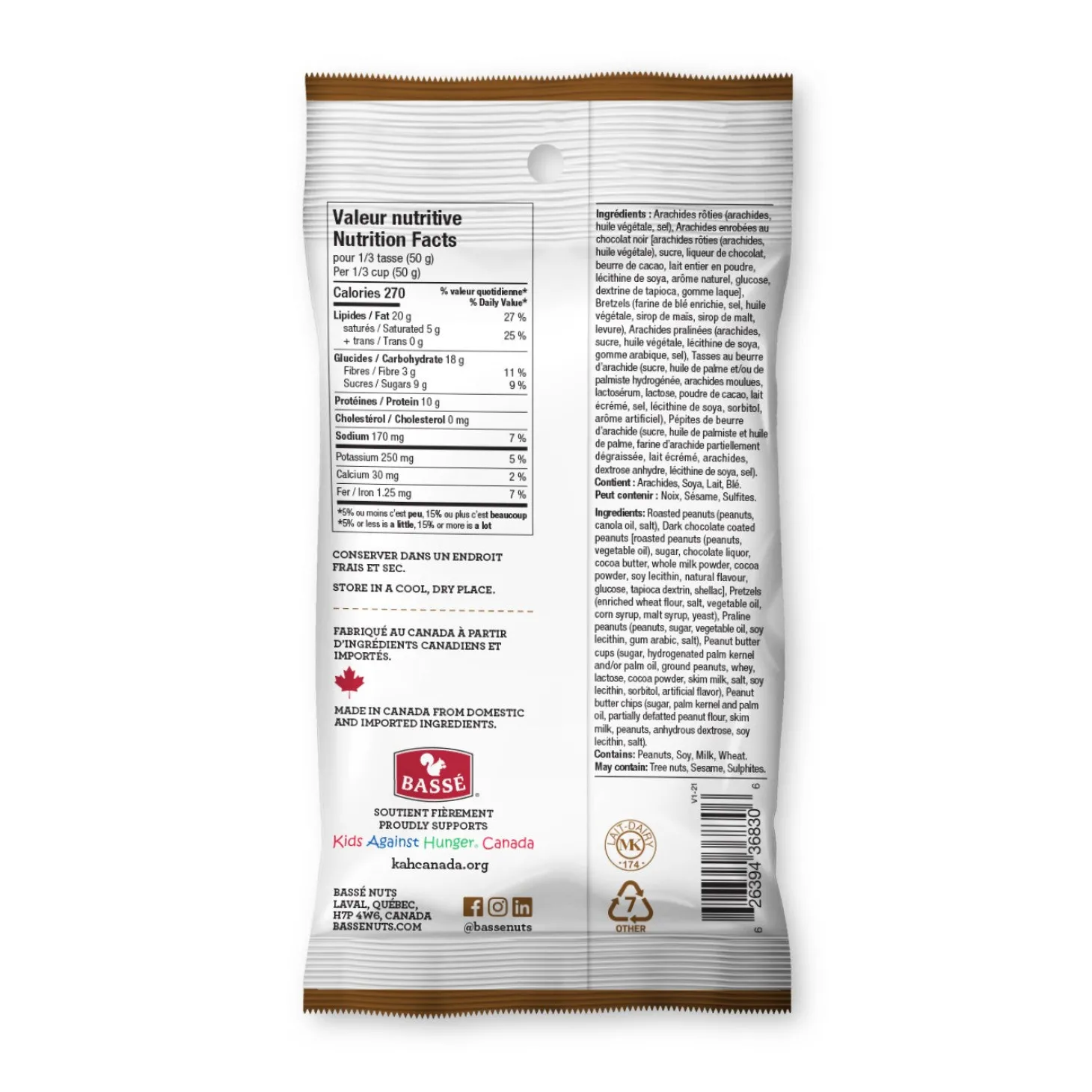 Food & Snacks|Camping>Ma Caféine Basse | Peanut Amateur Mix - 125 gr