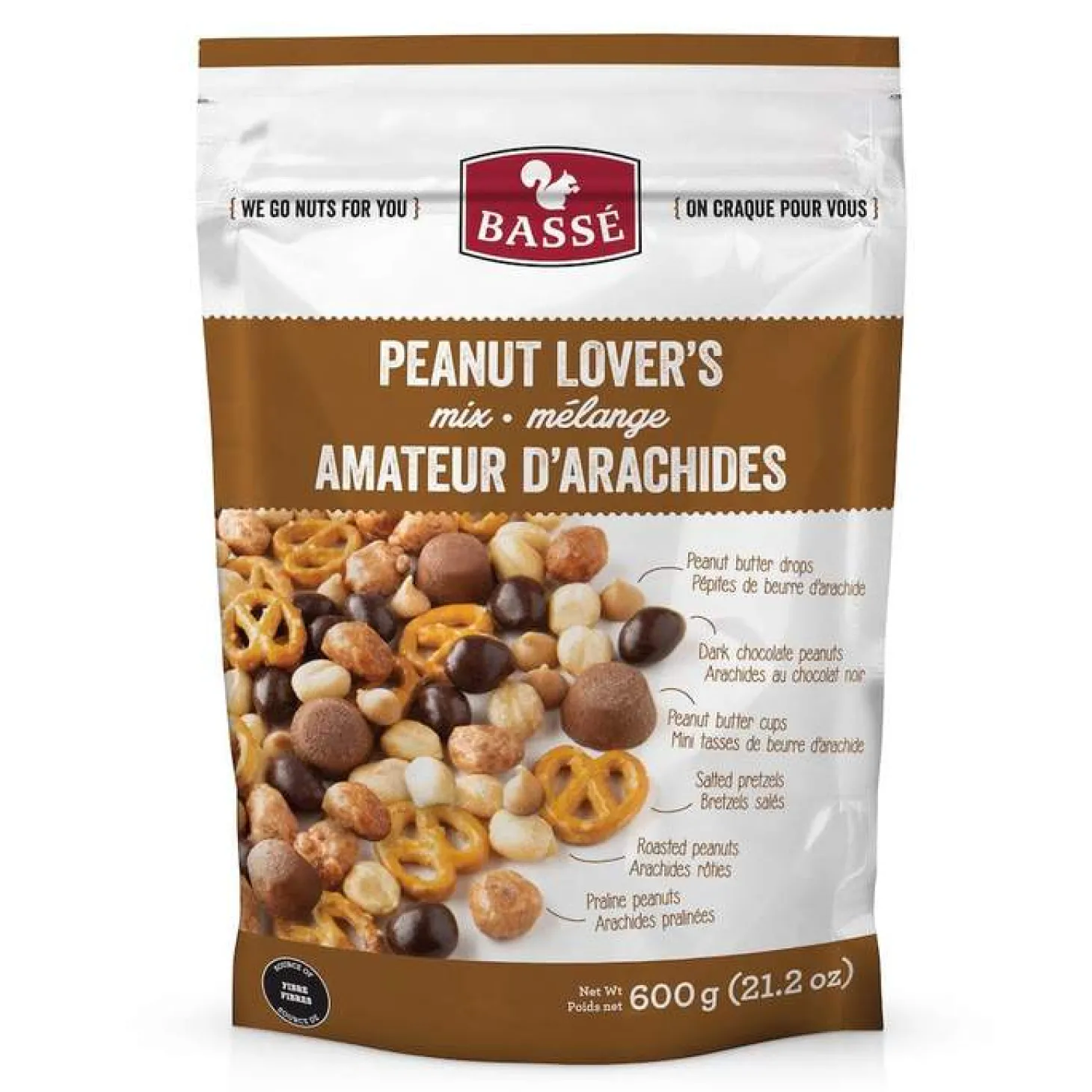 Food & Snacks|Quebec Products>Ma Caféine Basse | Peanut Amateur Mix - 600 gr