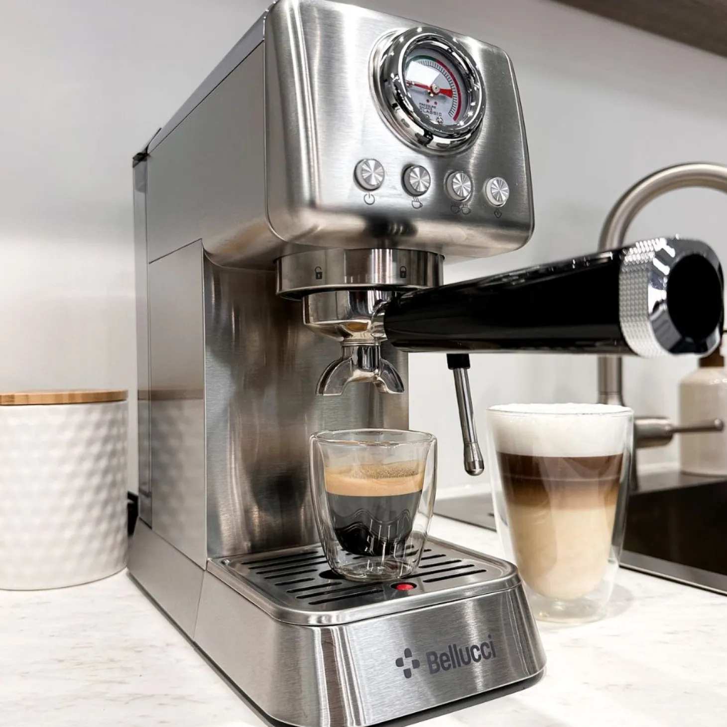 Bellucci|Manual>Ma Caféine Bellucci | Aroma compact semi-automatic manual coffee machine