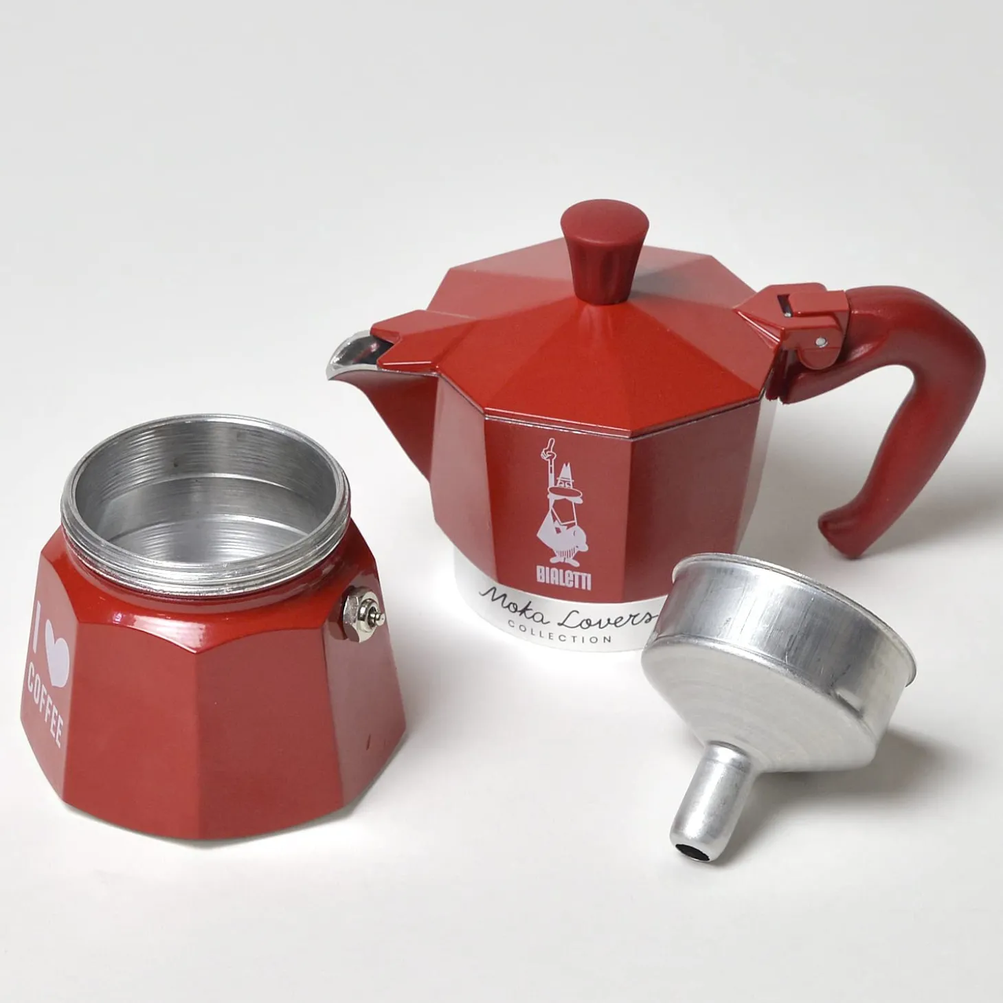 Italian Percolator>Ma Caféine Bialetti | Moka Express 6 cups I Love Coffee - 270 ml