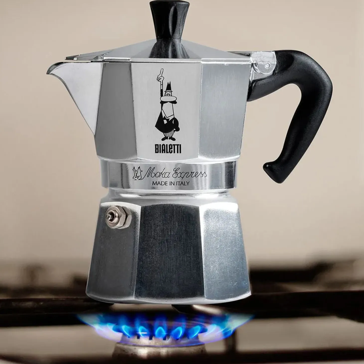 Italian Percolator>Ma Caféine Bialetti | Moka Express 6 tasses - Tricolor - 270ml