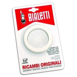 Machine Maintenance|Italian Percolator>Ma Caféine Bialetti | Set of 3 seals and 1 filter for 12 cup Moka