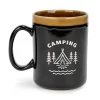 Ceramic Mugs|Message Mugs>Ma Caféine Black Camping Mug 17oz