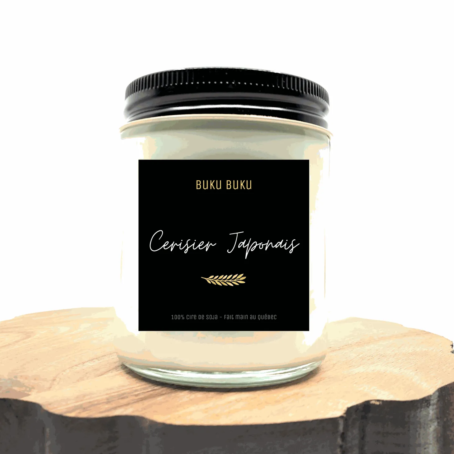 Quebec Products|I Am Candles>Ma Caféine Buku Buku | Japanese cherry tree - soy candle