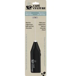 Milk Frother>Ma Caféine Café Culture | Black electronic manual milk frother