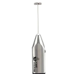 Milk Frother>Ma Caféine Café Culture | Chrome electronic manual milk frother