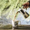 Ceramic Mugs>Ma Caféine Café Pista | Ceramic mug with white and black Pista illustration