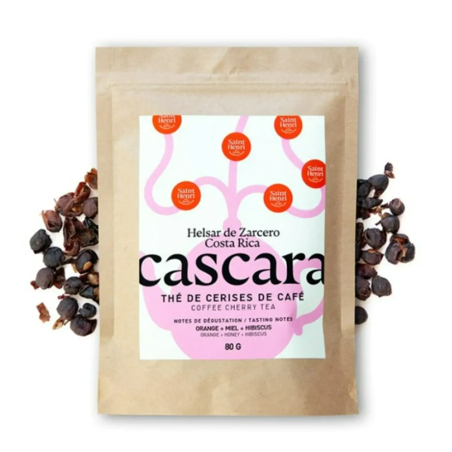 Iced Teas|In Bulk>Ma Caféine Café Saint-Henri | Cascara coffee cherry tea to brew 80gr