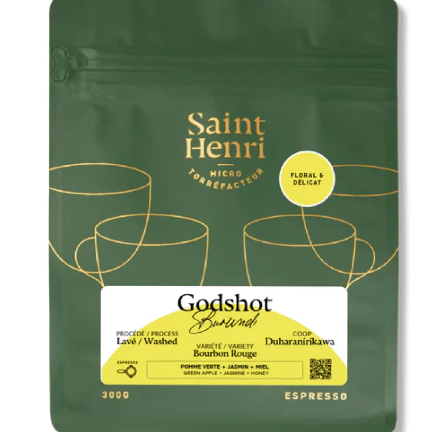 St Henri Coffee|Coffee Beans>Ma Caféine Café Saint-Henri | Godshot 300g