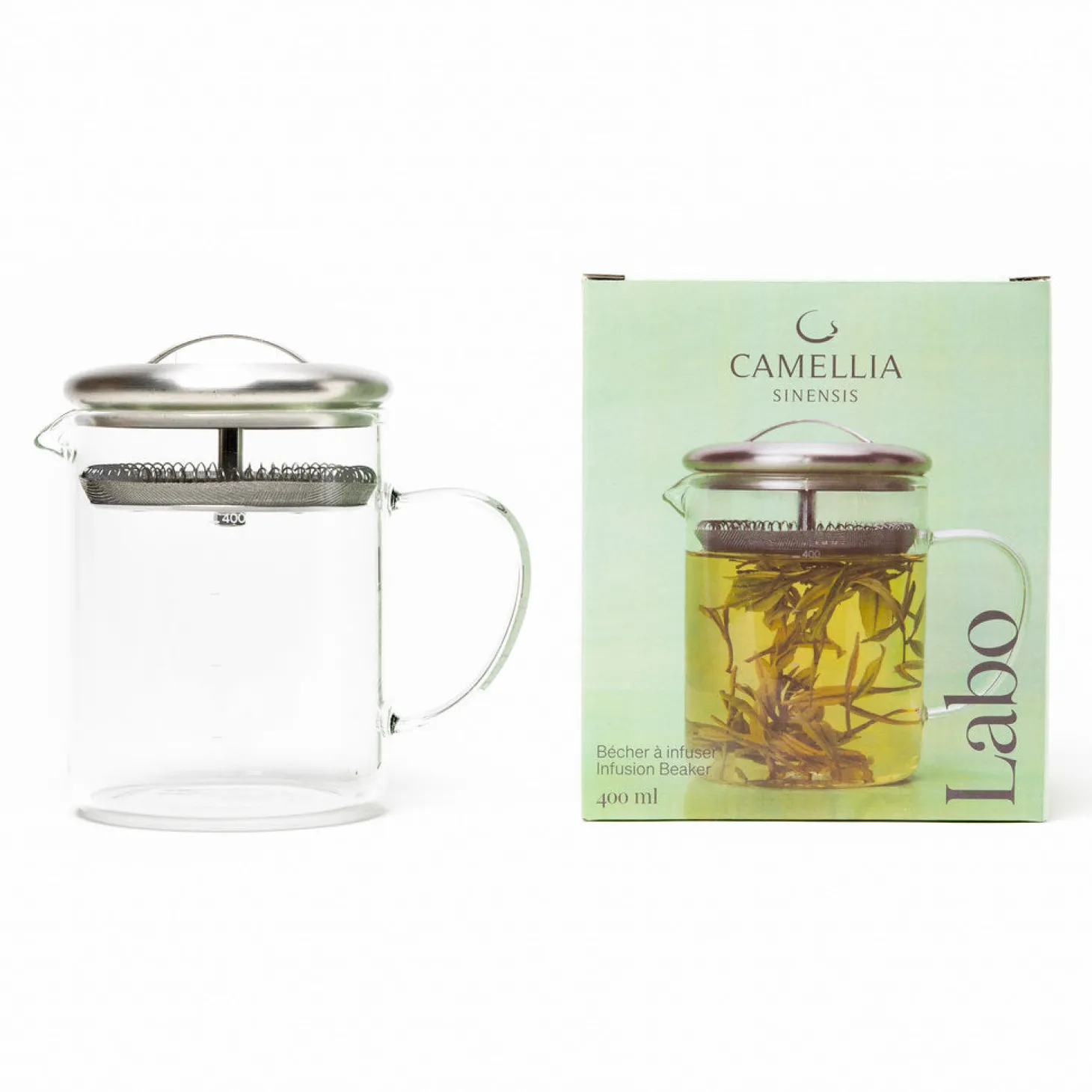 Infusers & Teapots>Ma Caféine Camellia Sinensis | Beaker to infuse