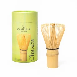Bamboo Products|Matcha Teas>Ma Caféine Camellia Sinensis | Chasen (matcha whisk) in white bamboo