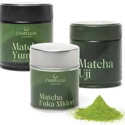 Matcha Teas|In Bulk>Ma Caféine Camellia Sinensis | Deluxe Matcha Kit 3 jars