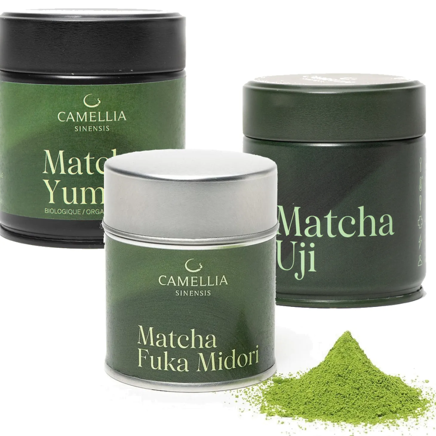 Matcha Teas|In Bulk>Ma Caféine Camellia Sinensis | Deluxe Matcha Kit 3 jars