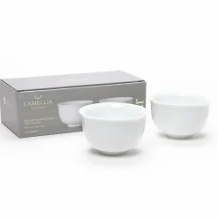 Glasses & Mugs ​>Ma Caféine Camellia Sinensis | Pure white cup duo