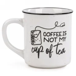 Ceramic Mugs|Message Mugs>Ma Caféine Coffee is not my cup of tea mug