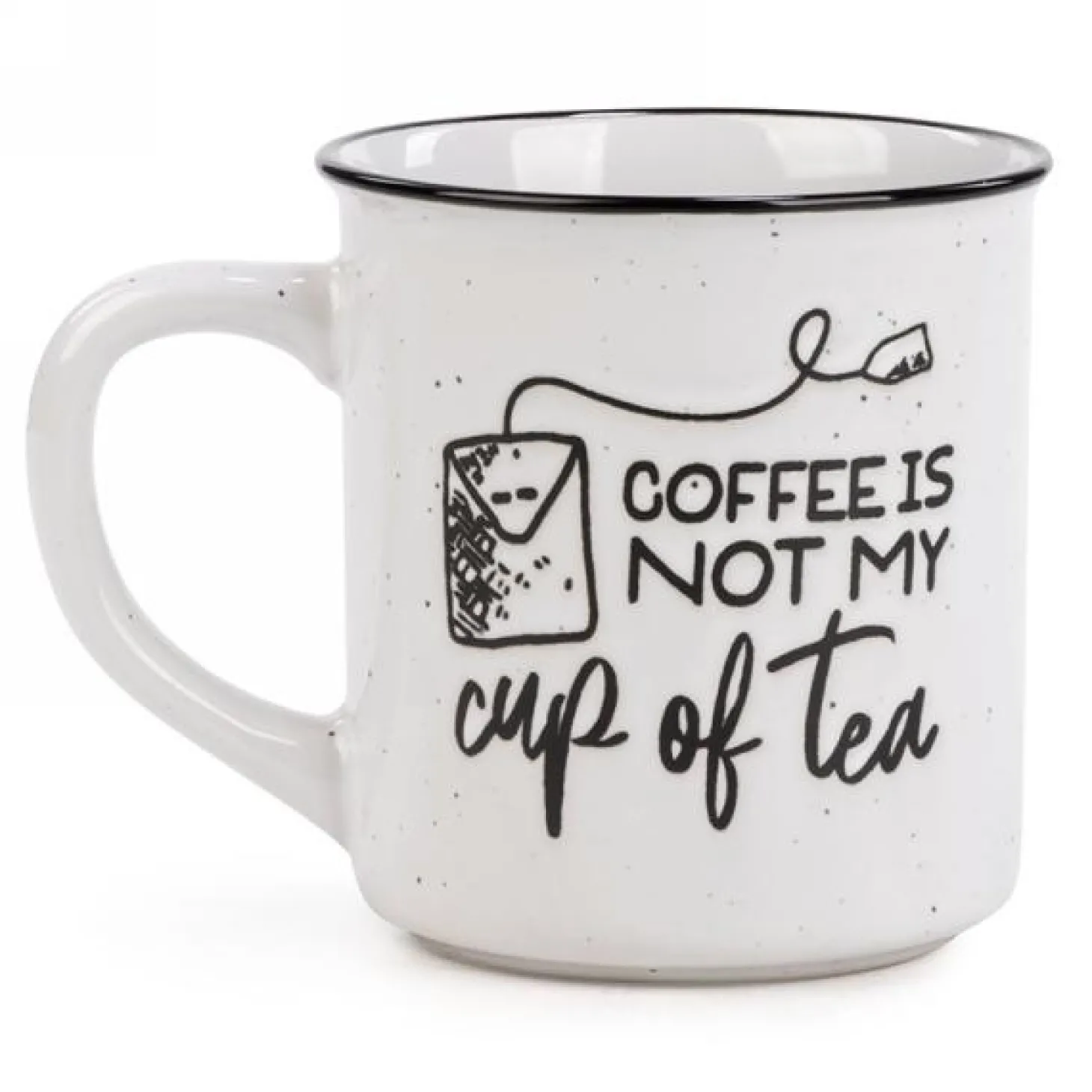 Ceramic Mugs|Message Mugs>Ma Caféine Coffee is not my cup of tea mug