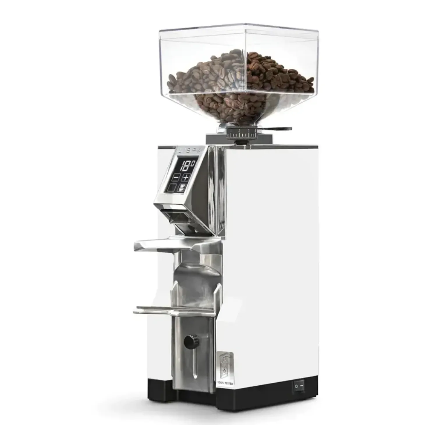 Automatics>Ma Caféine Eureka | Mignon Libra grinder with integrated scale and funnel