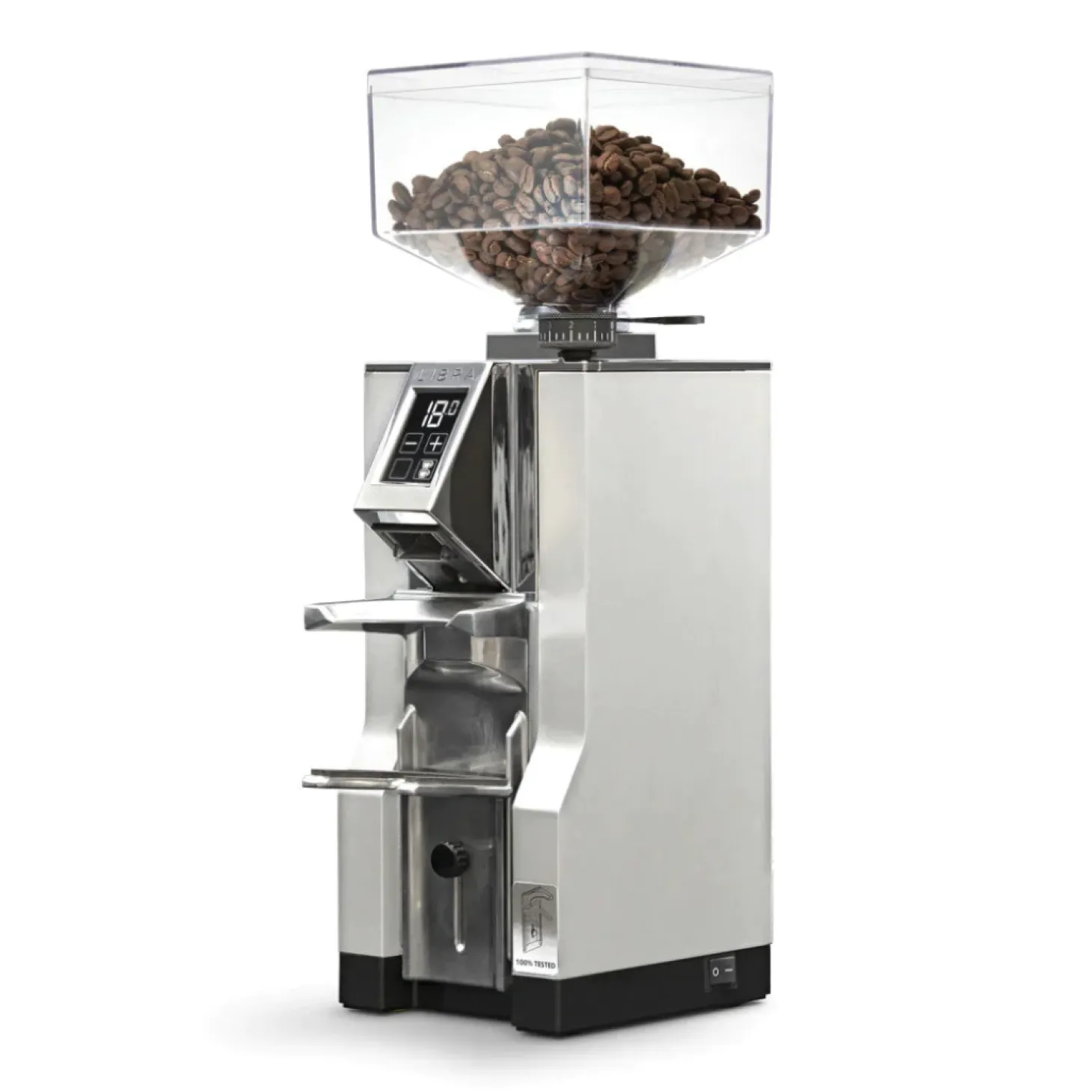 Automatics>Ma Caféine Eureka | Mignon Libra grinder with integrated scale and funnel