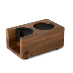 Barista Tools|Barista Tools>Ma Caféine Eureka | Walnut wood tamping station - single