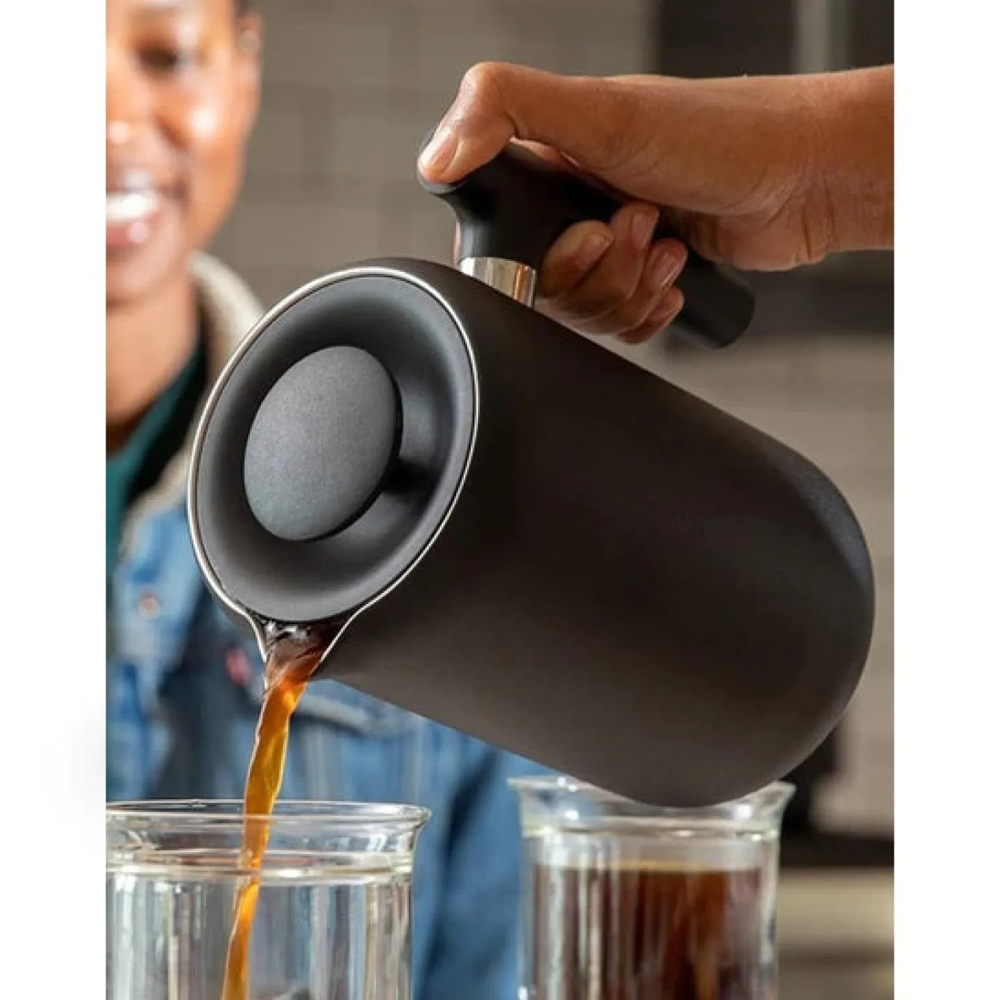 French Press>Ma Caféine Fellow | Clara French Press matte black 24 oz