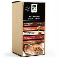 Hot Chocolates|Chocolate>Ma Caféine Gourmet Hot Chocolate Box - 12 sachets