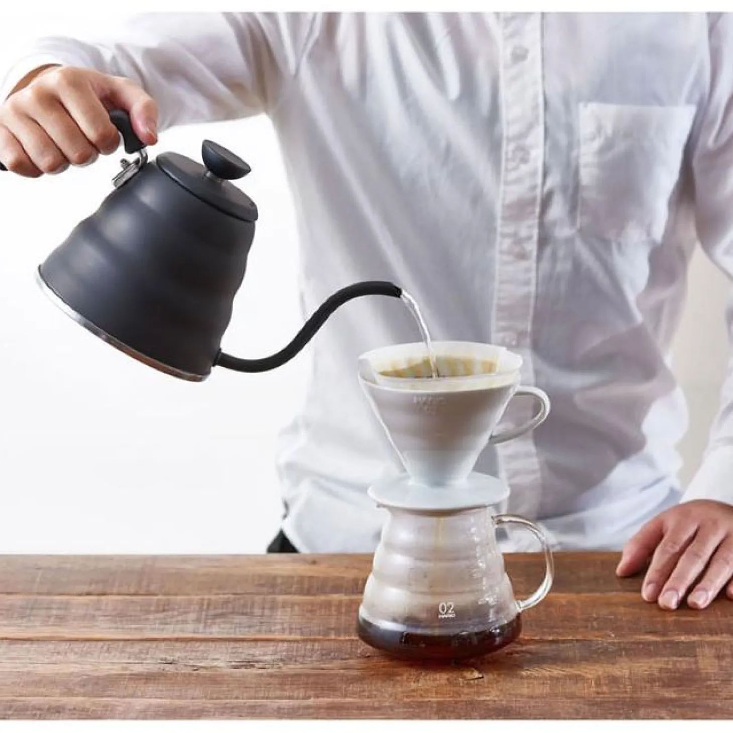 Barista Tools|Barista Tools>Ma Caféine Hario | Buono 1.2L black kettle