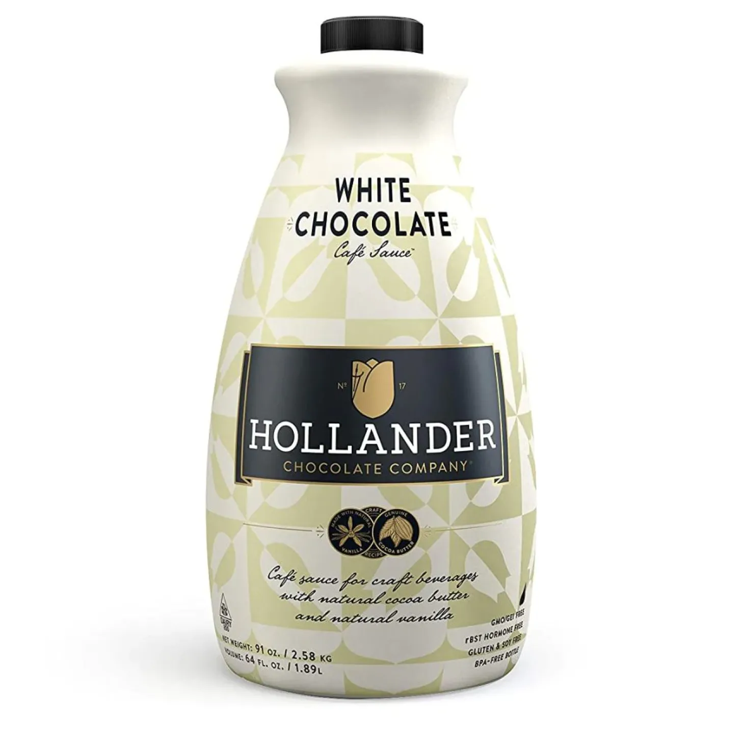 Flavored Syrups & Sauces|Hot Chocolates>Ma Caféine Hollander | White chocolate sauce - 2.5 kg