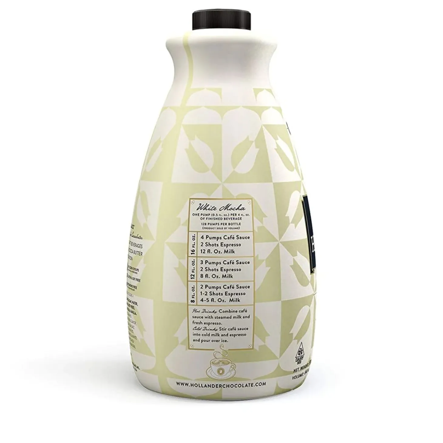 Flavored Syrups & Sauces|Hot Chocolates>Ma Caféine Hollander | White chocolate sauce - 2.5 kg