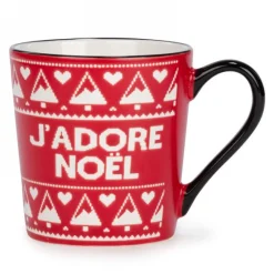 Ceramic Mugs|Message Mugs>Ma Caféine I love Christmas mug