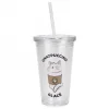Glasses And Cups|Travel Mugs>Ma Caféine Iced Cappuccino Cup with Straw
