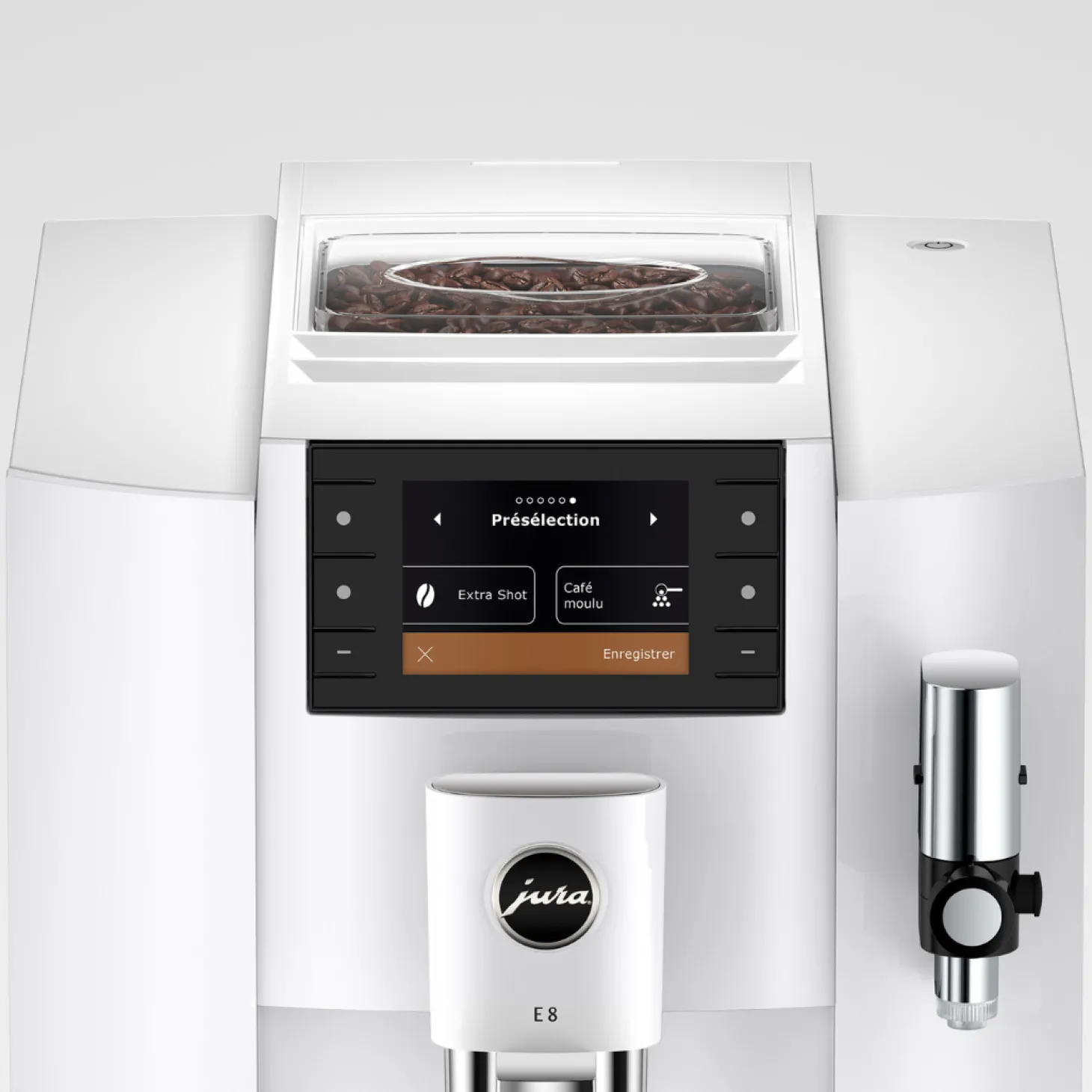 Jura|Automatic>Ma Caféine Jura | E8 White Piano *New model 2024*