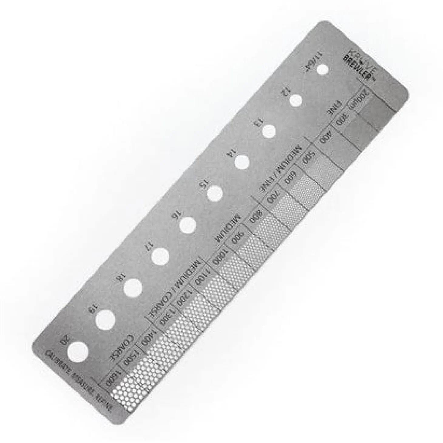 Barista Tools|Barista Tools>Ma Caféine Kruve | Brewler - Double-sided ruler for measuring grind and bean size