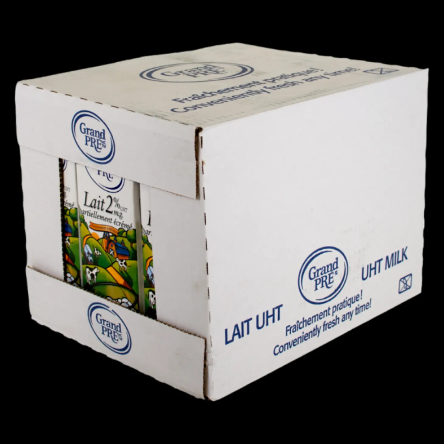 Milk, Plant-Based Drinks & Infused Chai>Ma Caféine Lait GrandPré - 2% partially skimmed milk (UHT - Shelf stable) 1 Liter