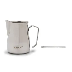 Barista Tools|Barista Tools>Ma Caféine Lelit | 350 ml stainless steel milk frother pitcher with latte pen art
