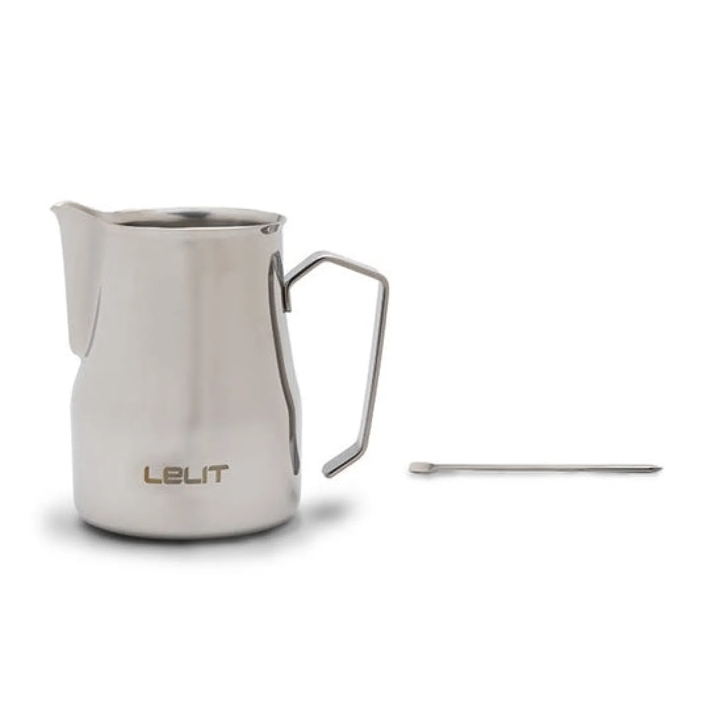 Barista Tools|Barista Tools>Ma Caféine Lelit | 350 ml stainless steel milk frother pitcher with latte pen art