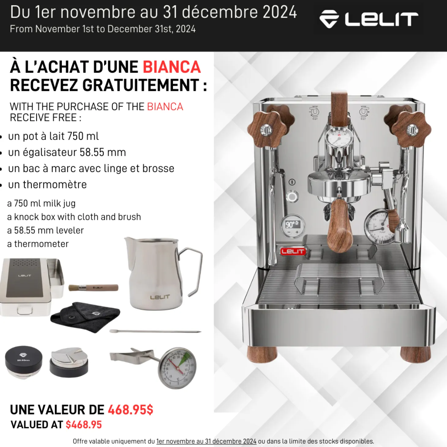 Lelit|Manual>Ma Caféine Lelit | Bianca LEPL162T