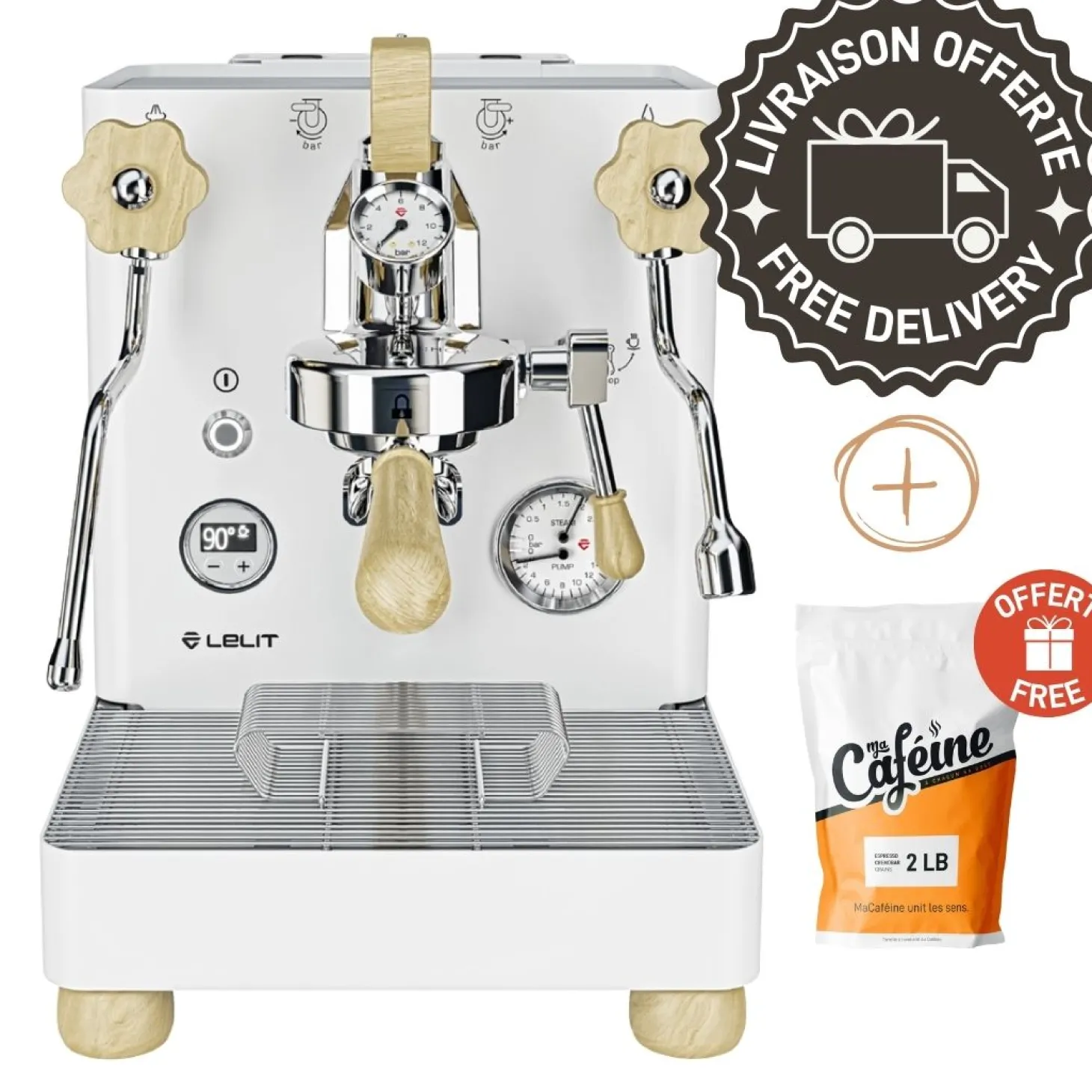 Lelit|Manual>Ma Caféine Lelit | Bianca LEPL162TCW White