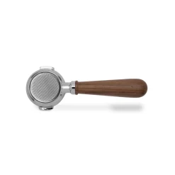 Porta-Filters|Barista Tools>Ma Caféine Lelit | Bottomless portafilter 58mm with walnut wood handle