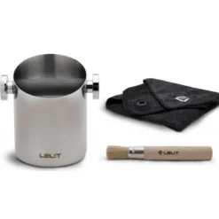 Barista Tools|Barista Tools>Ma Caféine Lelit | Grounds container kit with brush and cloth
