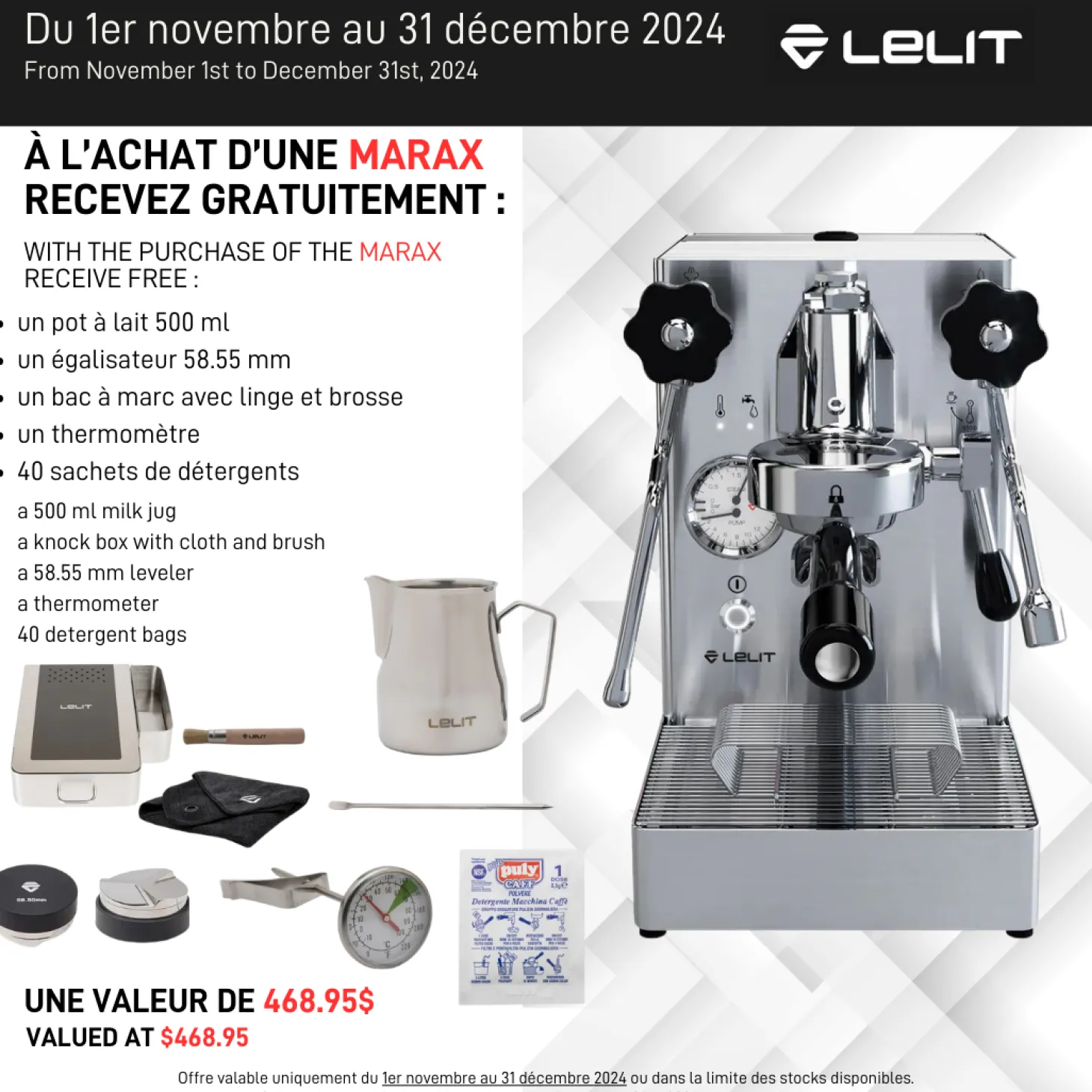 Lelit|Manual>Ma Caféine Lelit | MaraX PL62XCW White