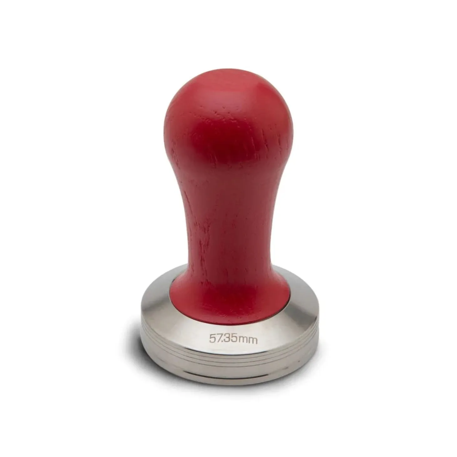 Barista Tools|Barista Tools>Ma Caféine Lelit | Stainless steel coffee tamper with red wooden handle 57.35 mm
