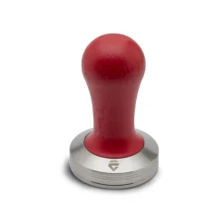 Barista Tools|Barista Tools>Ma Caféine Lelit | Stainless steel coffee tamper with red wooden handle 57.35 mm